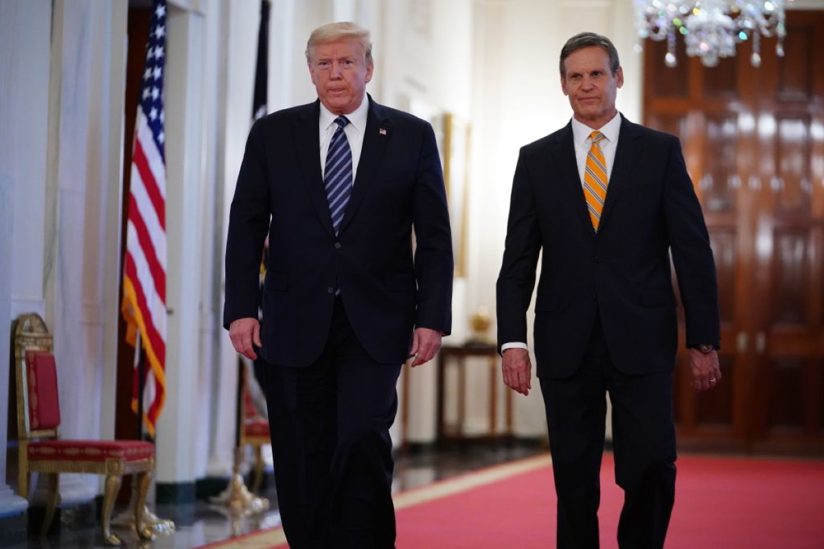 Former President Trump and Governor Lee