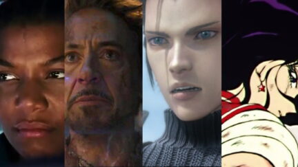 Cleo, Tony Stark, Zack Fair, and Sailor Mars