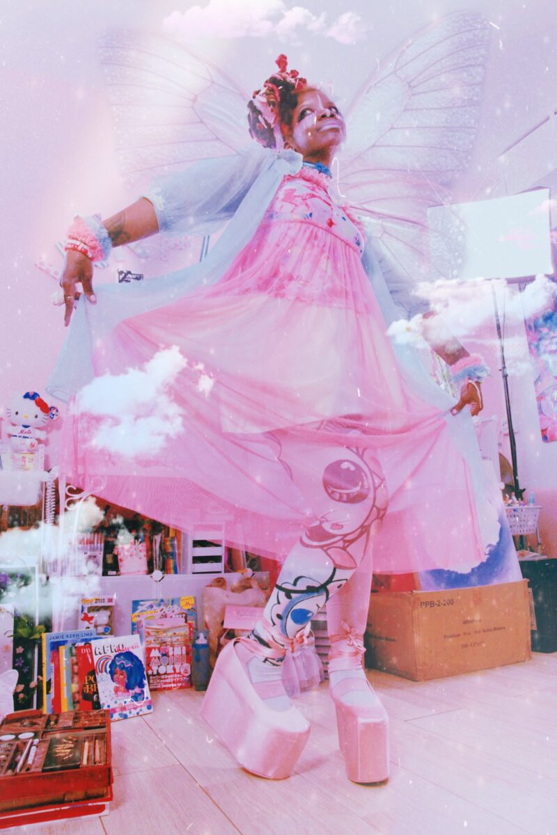 Imani's look for Black Fae Day