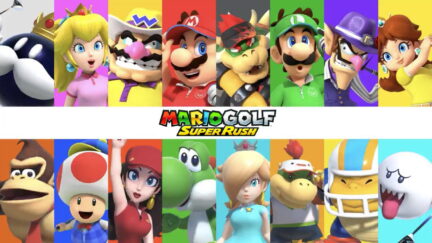 Mario Golf Super Rush characters
