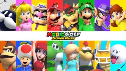 Mario Golf Super Rush characters