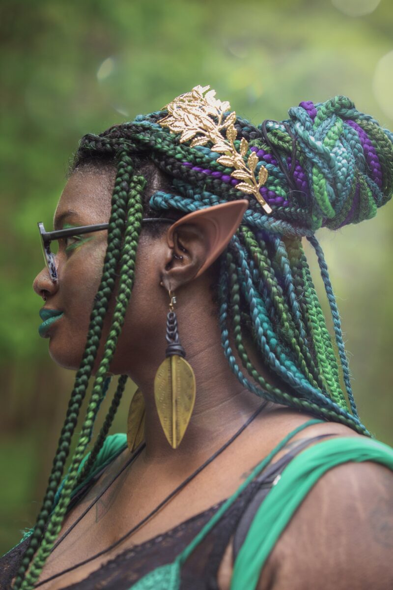 Nyx Wolff taking part in Black Fae Day