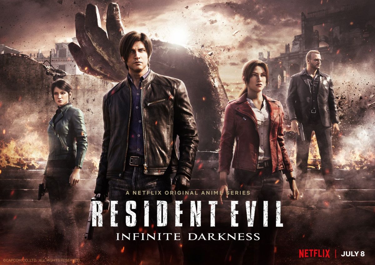 Key art for Resident Evil: Infinite Darkness on Netflix