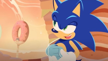 Sonic in Rise of the Wisps
