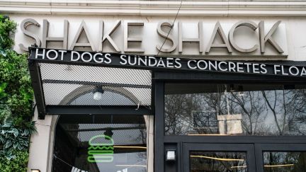 Exterior of a NYC Shake Shack