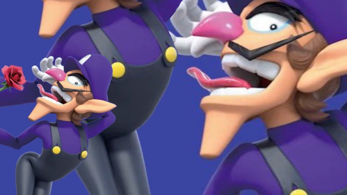 Waluigi's new render is a thirst trap.
