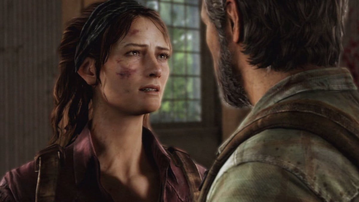 Tess and Joel in the Last of Us