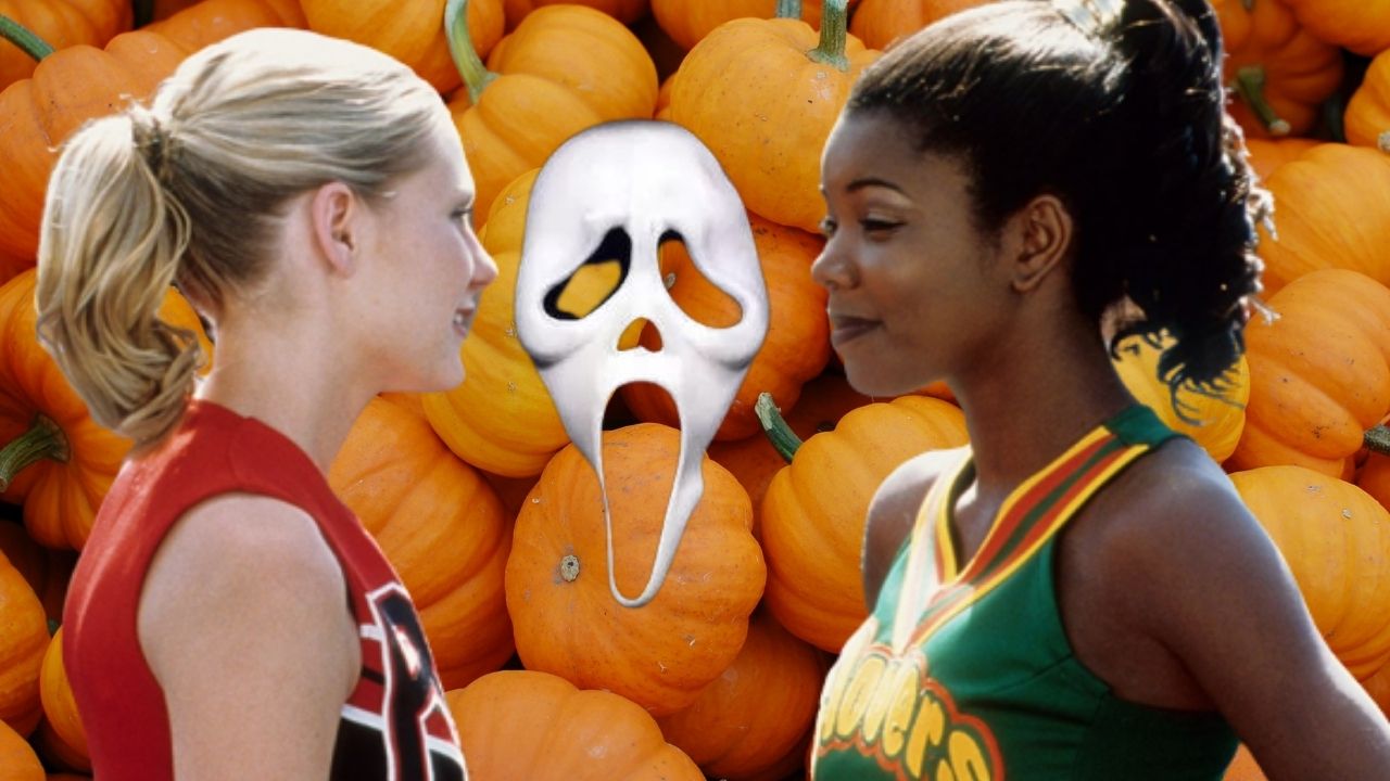 bring it on is coming to Halloween with the two leads connected by a ghostface mask