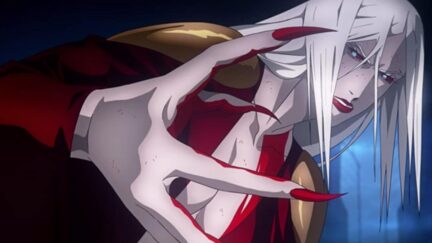Jamie Murray's Carmilla in Netflix's Castlevania episode 