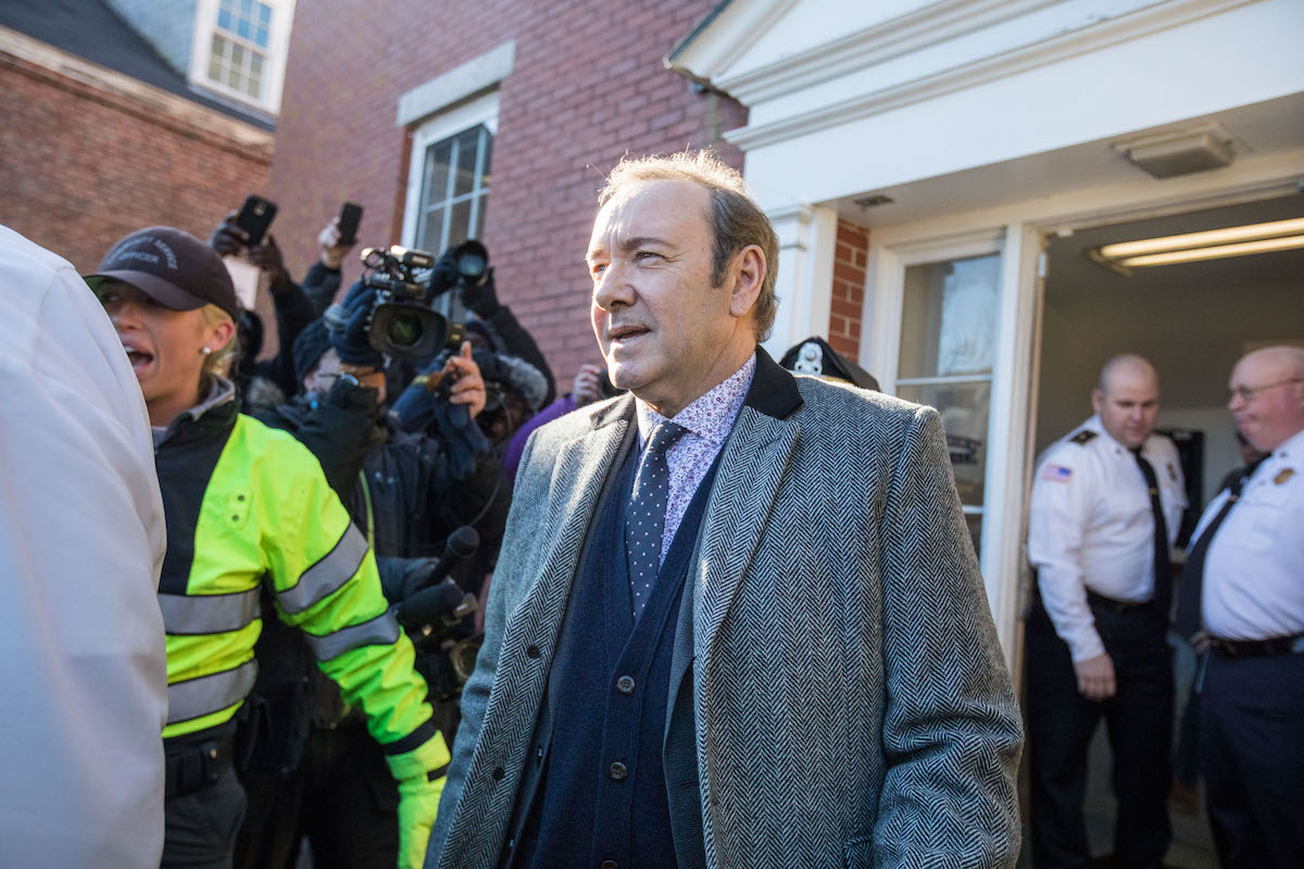 Kevin Spacey leaves Nantucket District Court after being arraigned on sexual assault charges