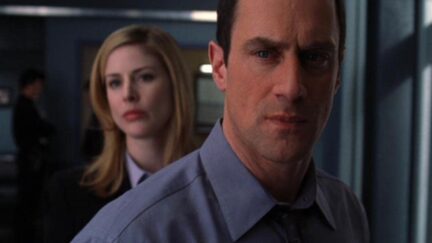 Christopher Meloni and Diane Neal in Law & Order: Special Victims Unit (1999)