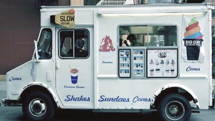 The Big Gay Ice Cream Truck parked on a street
