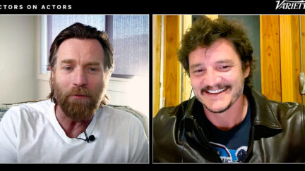 Pedro Pascal and Ewan McGregor interviewing each other