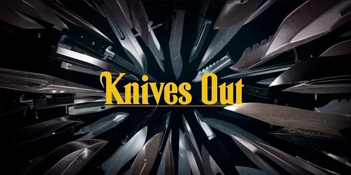 Knives Out title screen.
