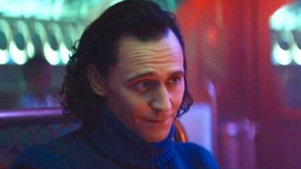 Tom Hiddleston as Loki in episode 3
