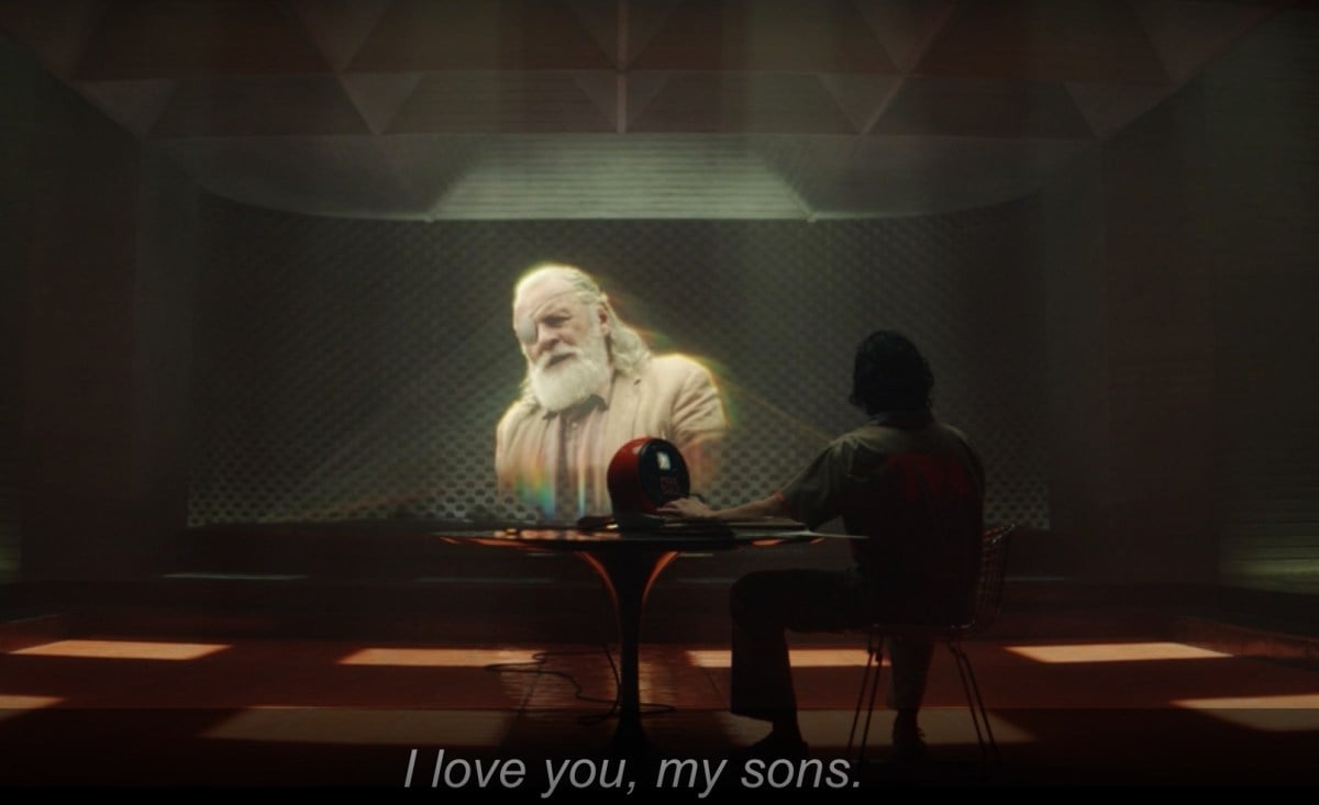 Odin tells Thor and Loki that he loves them
