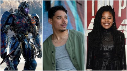 Transformers Rise of the Beasts stars Anthony Ramos and Dominique Fishback