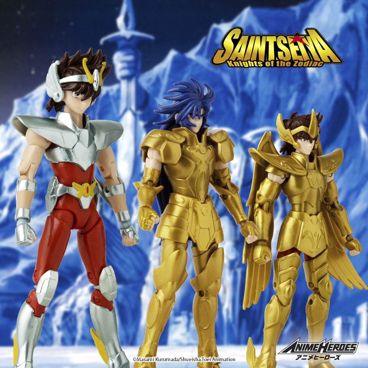 The Saint Seiya figures