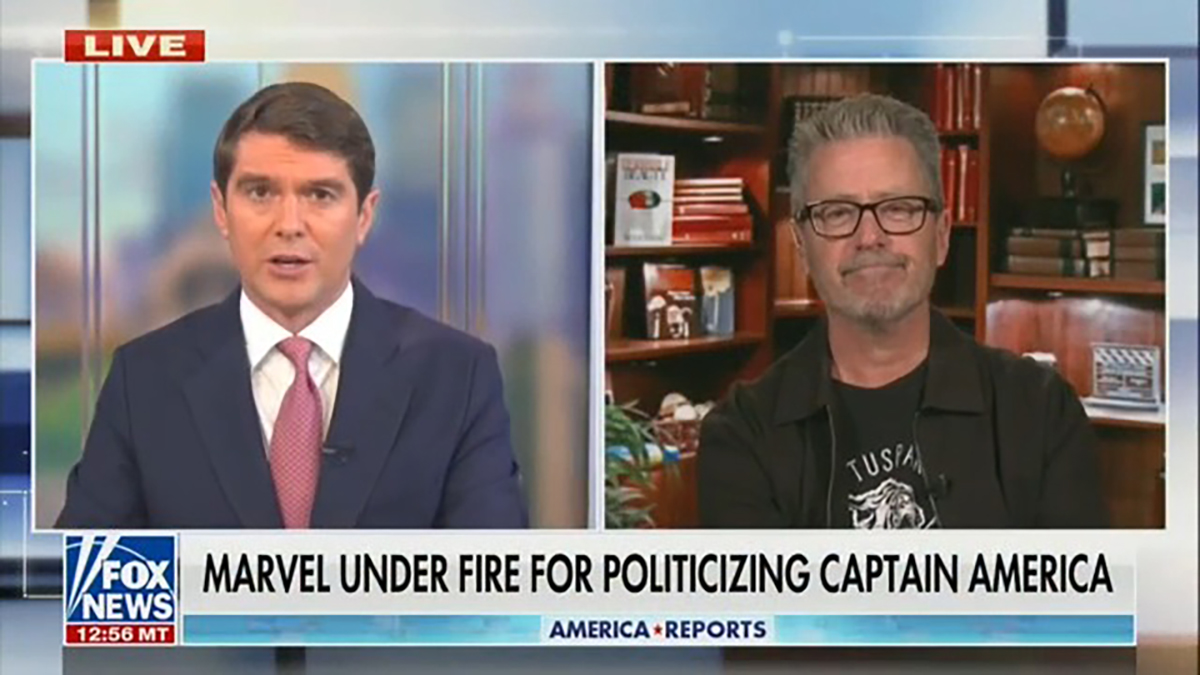 Fox News talking about Captain America