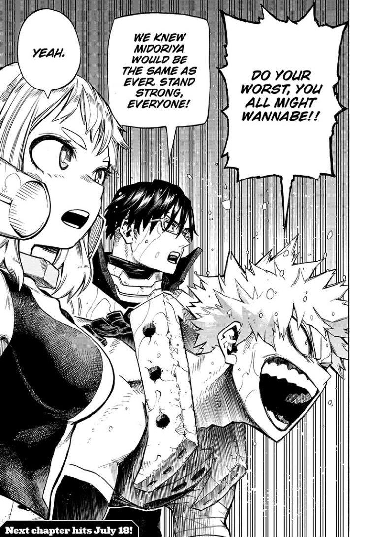 Uraraka Iida and Bakugo