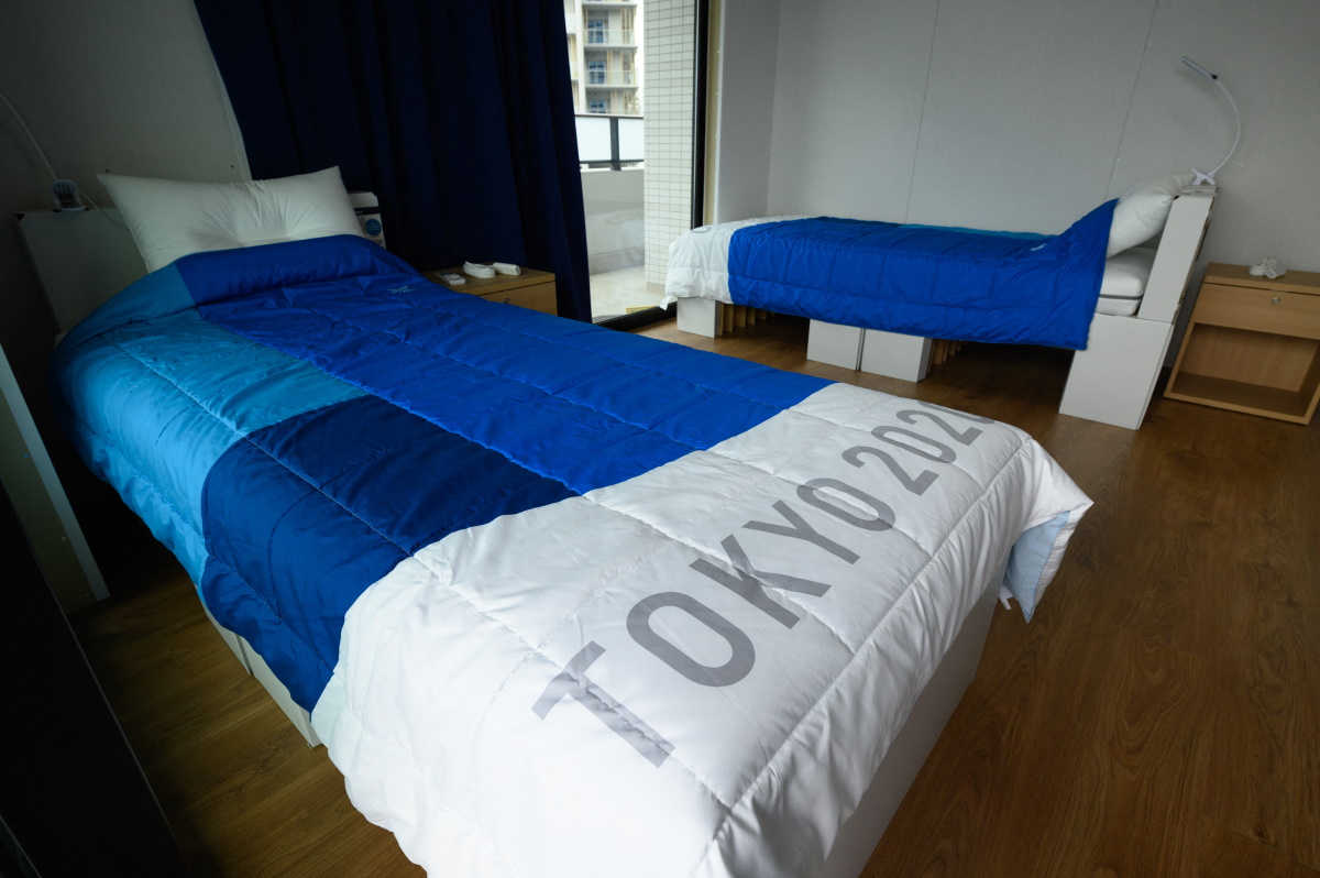 Tokyo Olympics cardboard beds
