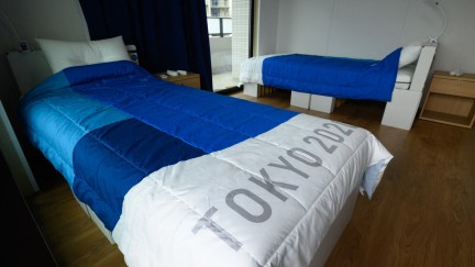 Tokyo Olympics cardboard beds