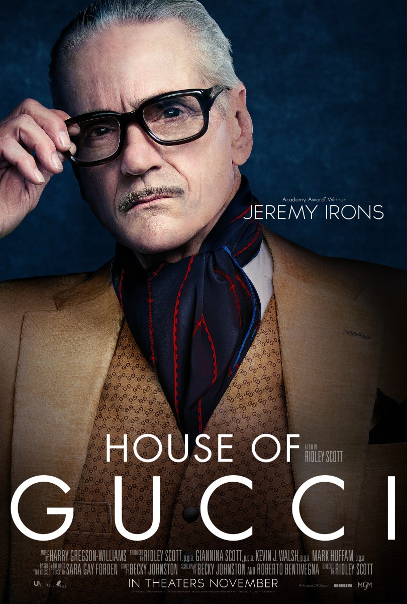 Jeremy Irons in House of Gucci