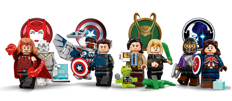 LEGO Marvel's Disney + characters.