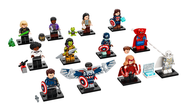 LEGO Marvel's Disney + characters.