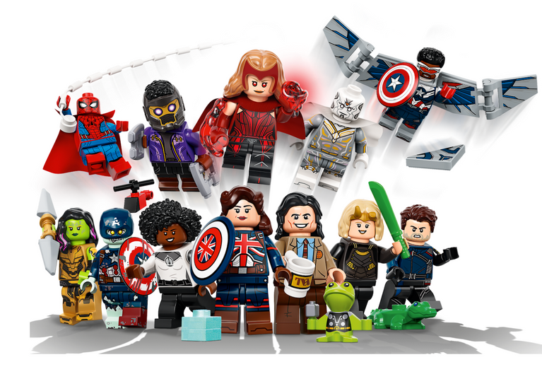 LEGO Marvel's Disney + characters.