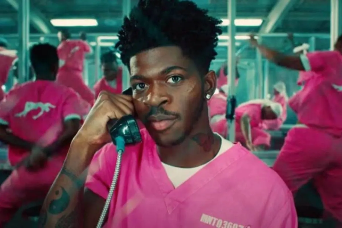 Lil Nas X in Industry Baby music video.