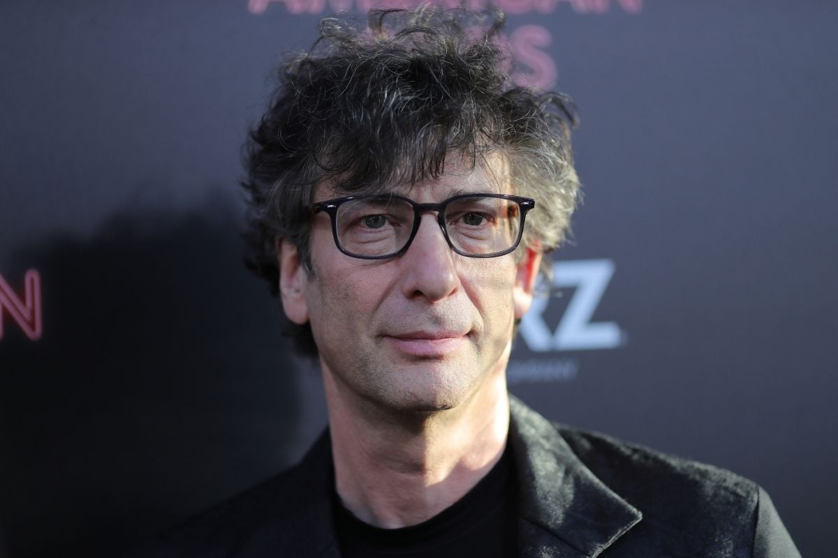 Neil Gaiman at the premiere for Starz' American Gods.