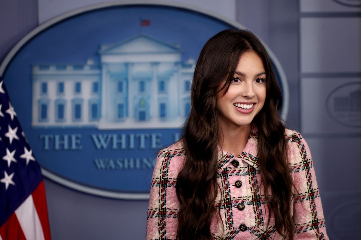Olivia Rodrigo at the White House.
