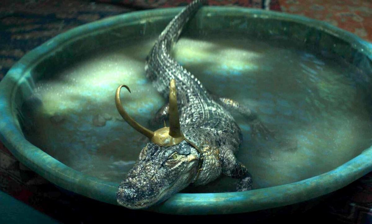 Alligator Loki in Marvel Studios' LOKI, exclusively on Disney+. Photo courtesy of Marvel Studios. ©Marvel Studios 2021. All Rights Reserved.