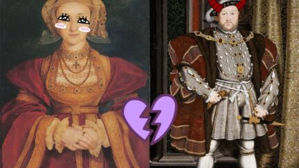 AOC Portrait by Hans Holbein the younger, 1539. Oil and tempera on parchment mounted on canvas, Musée du Louvre, Paris; Henry VIII (Portrait of Henry VIII after Hans Holbein the Younger,)