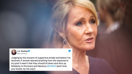 Author JK Rowling and yet another transphobic tweet