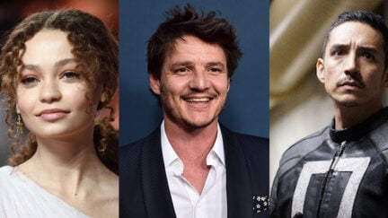 Pedro Pascal, Nico Parker, and Gabriel Luna for the Last of Us