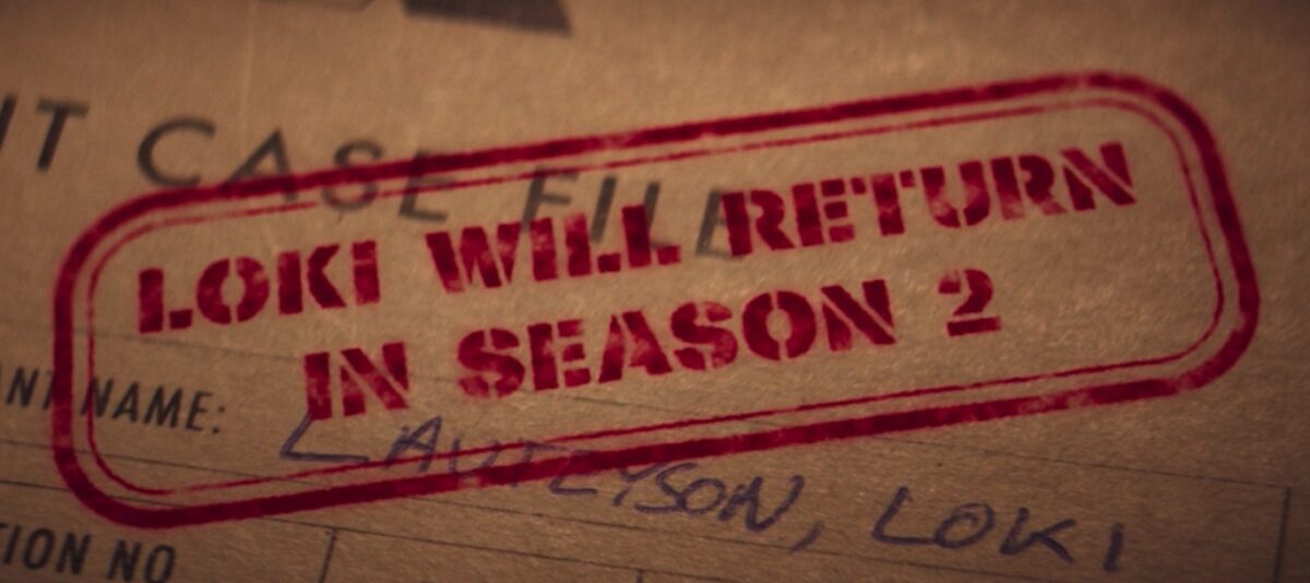 Loki will return in season 2 title card