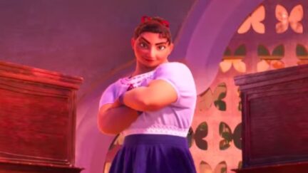 Luisa in Disney's Encanto trailer.