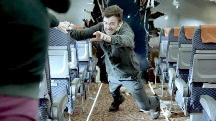 Actor Matt Long almost gets sucked out of a plane as Zeke Landon on 'Manifest'