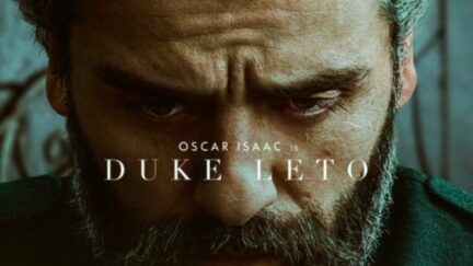 Oscar Isaac as Duke Leto on Dune poster.
