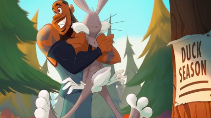 Jeff Bergman and LeBron James in Space Jam: A New Legacy (2021)