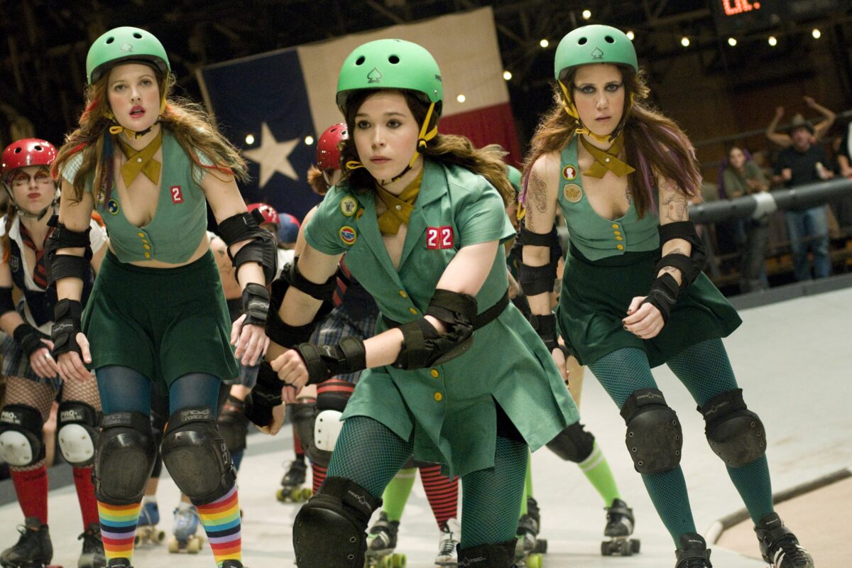 drew barrymore, elliot page, kristen wiig