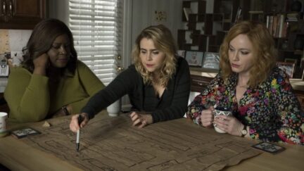 Christina Hendricks, Retta, and Mae Whitman in Good Girls (2018)