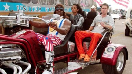 Terry Crews and Luke Wilson in 'Idiocracy'