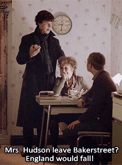 sherlock talking about mrs. hudson