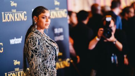 HOLLYWOOD, CALIFORNIA - JULY 09: (EDITORS NOTE: Image has been edited using digital filters) Beyoncé attends the premiere of Disney's 