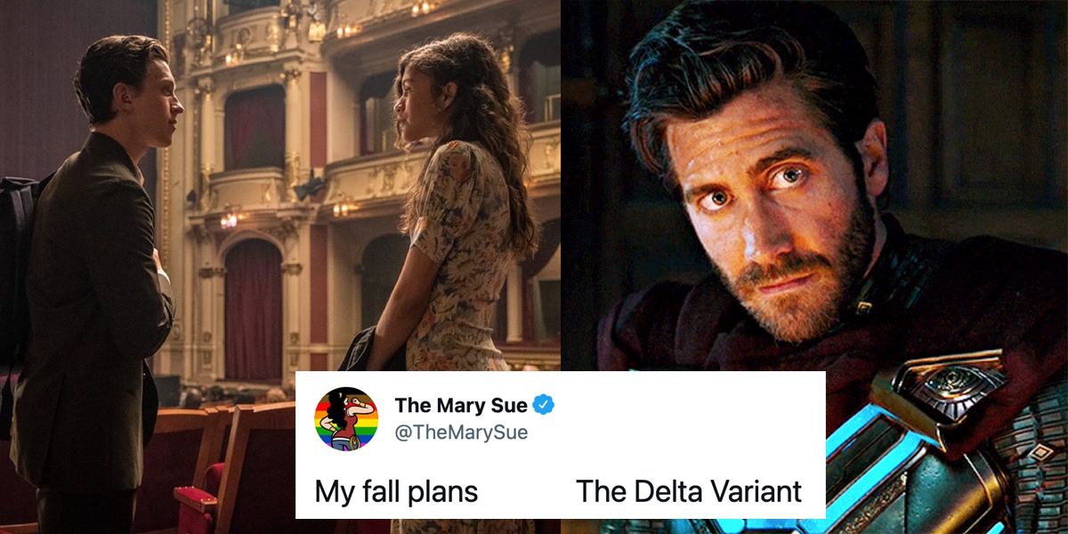 Peter and MJ in Spider-Man: Far From Home labeled my plans, and Mysterio labeled The Delta Variant.