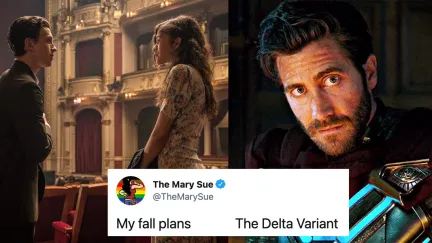 Peter and MJ in Spider-Man: Far From Home labeled my plans, and Mysterio labeled The Delta Variant.