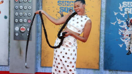 Storm Reid at the Suicide Squad premiere.